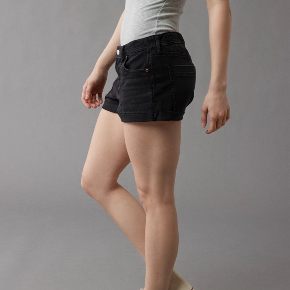 American Eagle Dreamy Drape Stretch Denim Easy Shortie